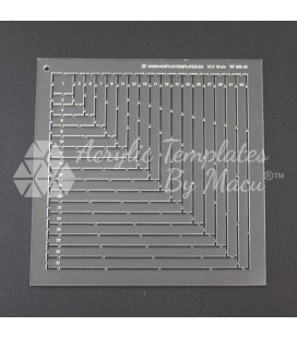 Plantilla Log Cabin ATL 550/18 CENTER IN THE CORNER BIG