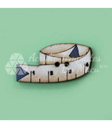 BOTÓN MADERA METRO BEIGE GRANDE