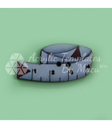 BOTÓN MADERA METRO AZUL GRANDE