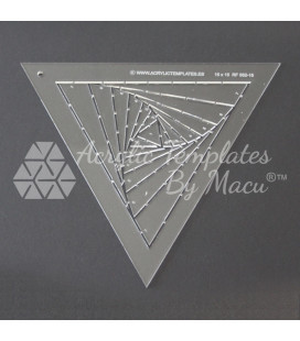 TWISTED LOG CABIN TRIANGULAR