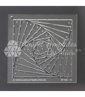 TWISTED LOG CABIN SQUARE SMALL