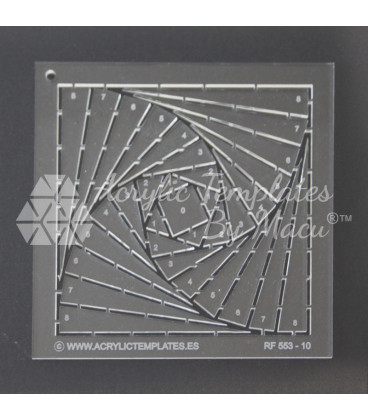 TWISTED LOG CABIN SQUARE SMALL