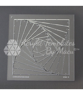 TWISTED LOG CABIN SQUARE MEDIUM