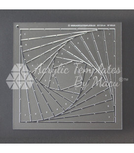 TWISTED LOG CABIN SQUARE