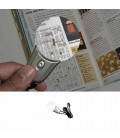 Luz con lupa y colgante C1288