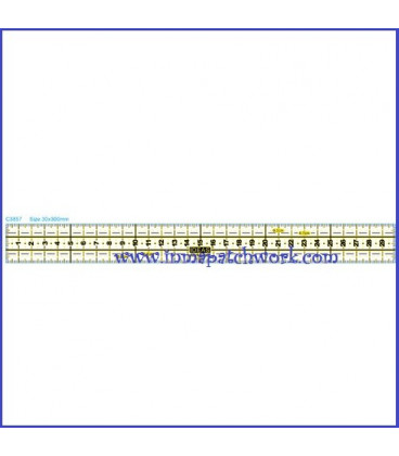 Regla  3 x 30 cmC3857